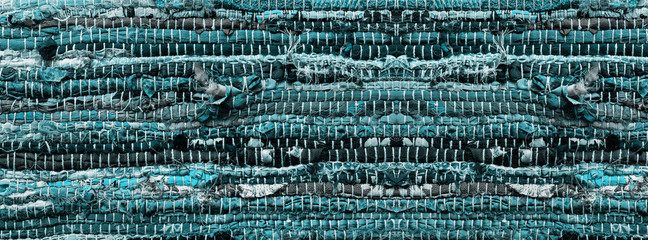green  shaded spruce color traditional mat from fabric