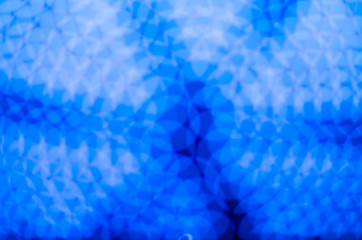Naklejka premium Blue bokeh light blured background