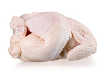 Raw Chicken Isolated