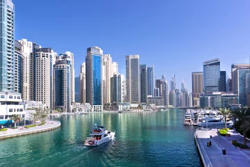 Foto op Canvas Dubai jachthaven. VAE. © Sergey