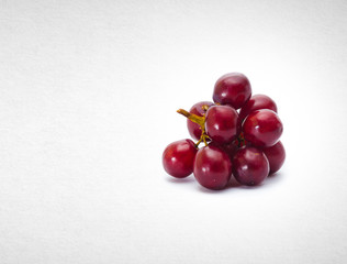 Grapes or red grapes on a background.