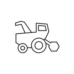 tractor icon illustration