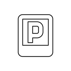 parking icon illustration