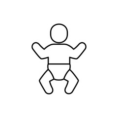 baby icon illustration