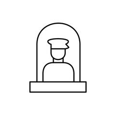 airport officer icon