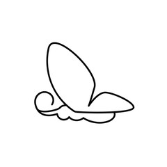 butterfly icon illustration