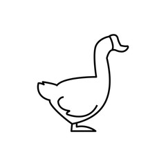 goose icon illustration