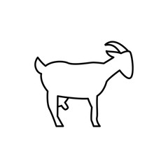 goat icon illustration