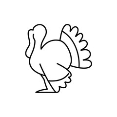 turkey icon illustration