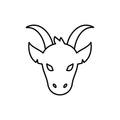 goat icon illustration