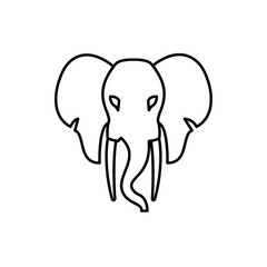 elephant icon illustration
