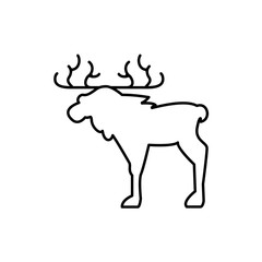 moose icon illustration