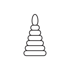 pyramid icon illustration