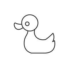 Obraz premium duck icon illustration