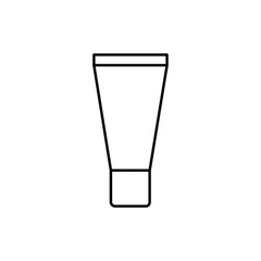 cream tube icon illustration