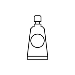 cream tube icon illustration