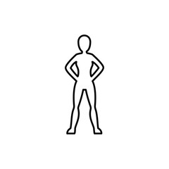 exercising icon illustration