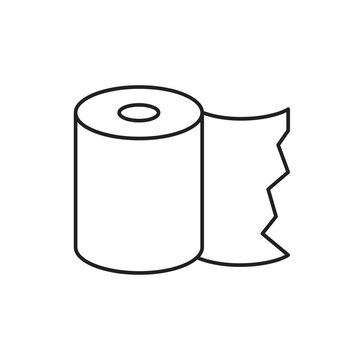 paper towel icon illustration