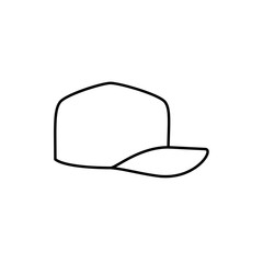 baseball cap icon illustration