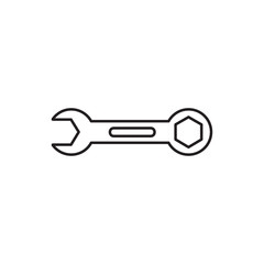 wrench icon illustration