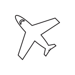 Obraz premium plane icon illustration