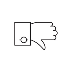 dislike icon illustration
