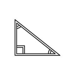 triangle icon illustration