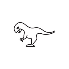 dinosaur icon illustration