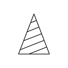 Fototapeta premium party hat icon illustration