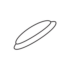 hockey puck icon illustration