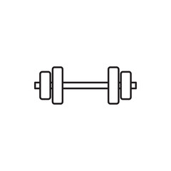 barbell icon illustration