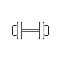barbell icon illustration