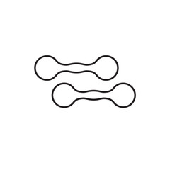 dumbbell icon illustration