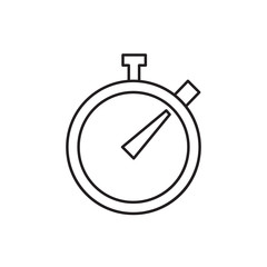 stopwatch icon illustration