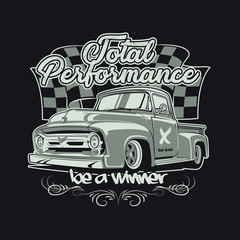 Classic Truck Illustration