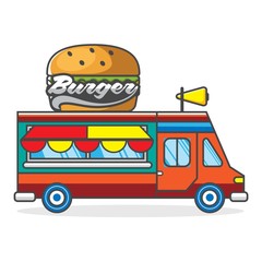 Delivery truck design template