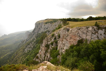 Fototapeta na wymiar rocks, mountains, valley