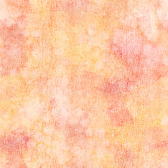 Abstract pink and yellow background texture, vector and watercolor