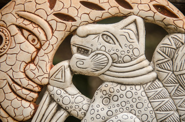 Mexican handcrafts of mayan culture