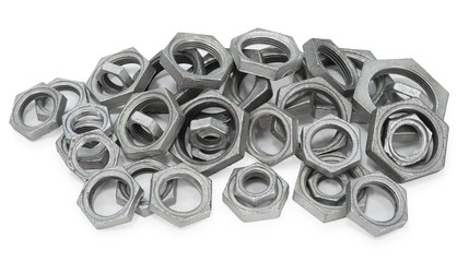 many metal nuts
