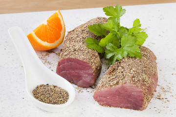 Pork Fillet or Tenderloin with Spice Cust