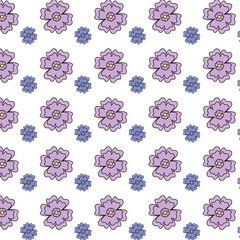 flower pattern  vector illustration