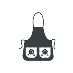 Kitchen apron icon