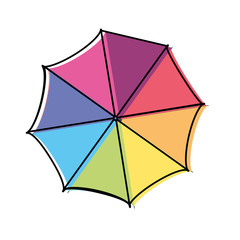 Fototapeta premium umbrella vector illustration