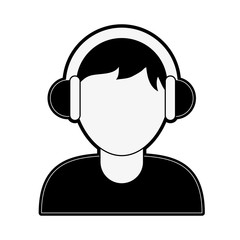 Call center agent symbol icon vector illustration graphic design
