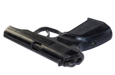 gun on white background