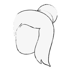 woman faceless cartoon icon vector illustration graphic design