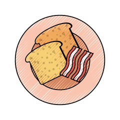 bacon stripes icon image