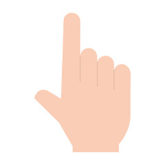 hand human index icon vector illustration design