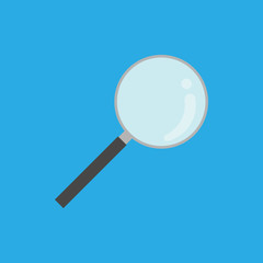 Simple Magnifying Glass Vector Illustration